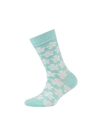 CAMANO | Chaussettes pour filles, lot de 4, mélange de blanc | bunt